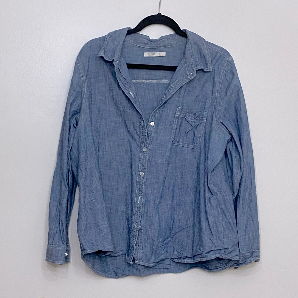 Old Navy | Size XL | Chambray Button Down Women’s Shirt